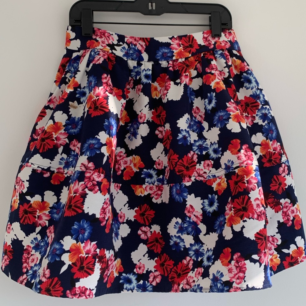 Express Mini Floral Skirt